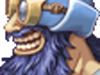 Scary grin