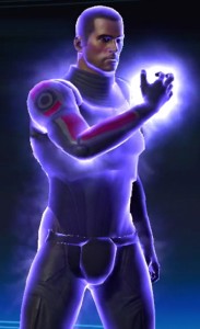 Healthy blue glow
