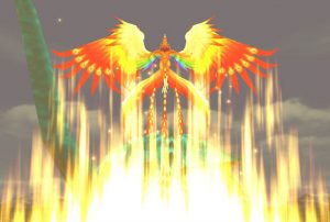 Bird on fire